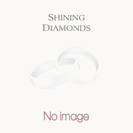 14KT White Gold Two Diamond Accent Triangle Necklace