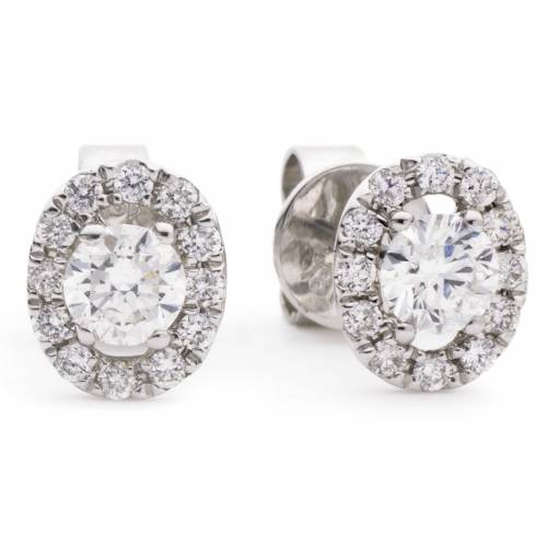 HER148 Round Designer Diamond Earrings
