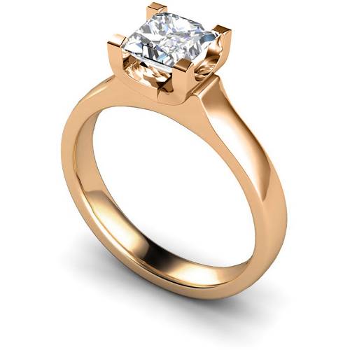 HRP330 Princess Solitaire Diamond Ring