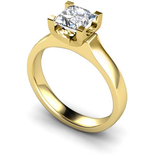 HRP330 Princess Solitaire Diamond Ring