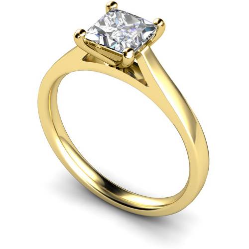 HRP341 Princess Solitaire Diamond Ring