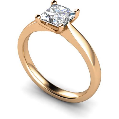 HRP364 Princess Solitaire Diamond Ring