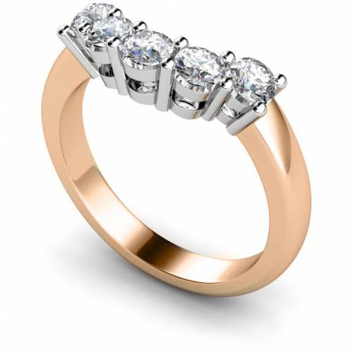 HRRTR204 Round 5 Stone Diamond Ring