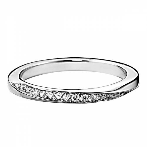 CANIS Twisted Round cut Diamond Eternity Ring