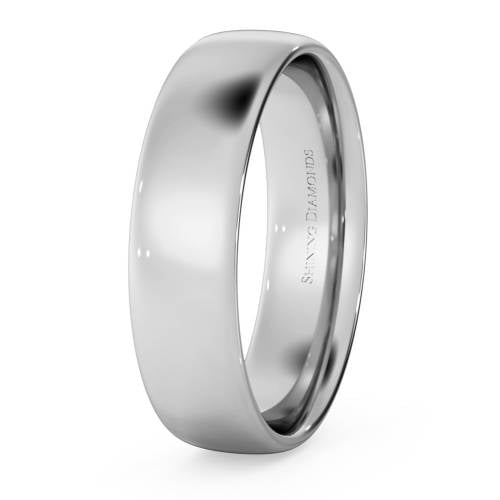 HWNE513 Traditional Court Wedding Ring - Lightweight, 5mm width