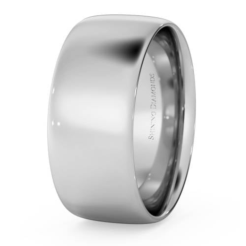 HWNE813 Traditional Court Wedding Ring - Lightweight, 8mm width