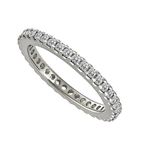 0.50ct VS/EF 2mm Elegant Round Diamond Full Eternity Ring