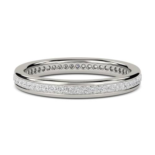 0.50ct VS/EF Princess Diamond Full Eternity Ring