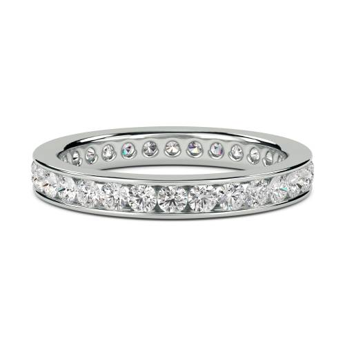 0.75CT VS/EF Round Diamond Eternity Ring