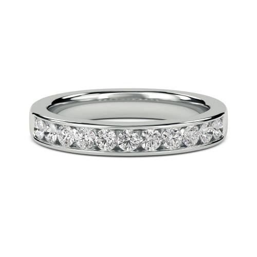 0.40CT VS/EF Round Diamond Eternity Ring