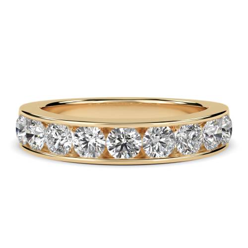 1.00ct VS/EF 4mm Round Diamond Half Eternity Ring