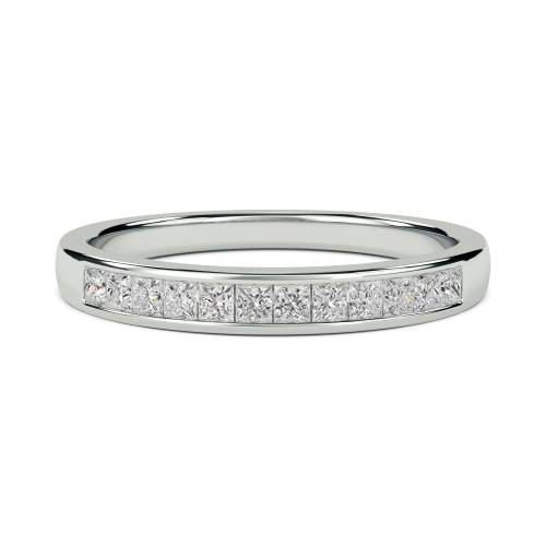 0.25ct VS/EF 3mm Elegant Princess Diamond Eternity Ring