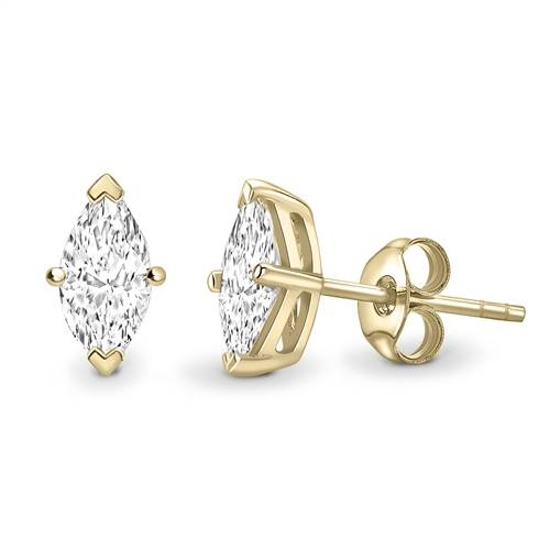 Classic Marquise Diamond Stud Earrings
