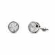 1.02ct VS/H-I Rubover Round Diamond Designer Earrings