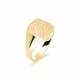 9ct Yellow Gold, Gents Signet Ring, Size V