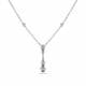 0.56ct VVS/EF Icicle Drop Necklace