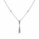 0.56ct VVS/EF Icicle Drop Necklace