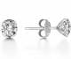 0.50ct VS2/F Modern Round Diamond Designer Earrings