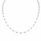 1.00ct VVS/E-F Elegant Round Diamond Drop Necklace