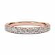 0.28ct VS/EF Round Diamond Half Eternity Ring