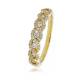 0.25ct VS/EF Elegant Round Diamond Cross Over Dress Ring