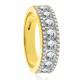 0.35ct VS/EF Elegant Round Diamond Multi Row Dress Ring