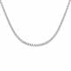 5.50ct SI2/G Round cut Diamond Tennis Necklace in 18k White Gold