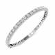 1.97ct SI2/G Round cut Diamonds Fancy Bangle in 9k White Gold