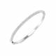 1.47ct SI2/G Round cut Diamonds Pave Bangle in 18k White Gold