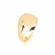 Round Diamond Gents Cushion Signet Ring