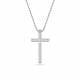 1.00CT VS/EF Round Diamond Cross Pendant