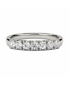 0.68ct VVS/FG Seven Stone Eternity Ring