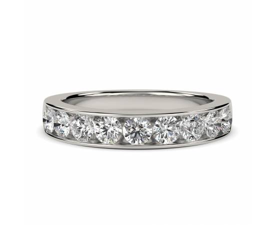 0.80ct VS/EF 3.5mm Round Diamond Half Eternity Ring