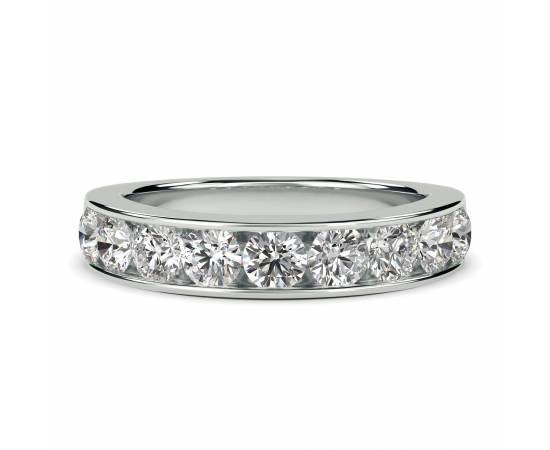 1.00ct VS/EF 4mm Round Diamond Half Eternity Ring