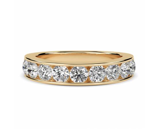 1.00ct VS/EF 4mm Round Diamond Half Eternity Ring
