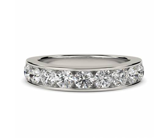 1.00ct VS/EF 4mm Round Diamond Half Eternity Ring