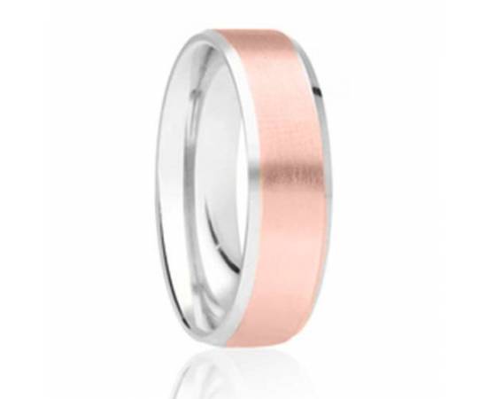 5mm Two Tone Wedding Ring