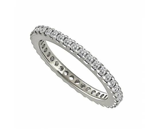0.52ct VS/EF 2mm Elegant Round Diamond Full Eternity Ring
