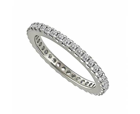 0.53CT VS/EF Round Diamond Eternity Ring