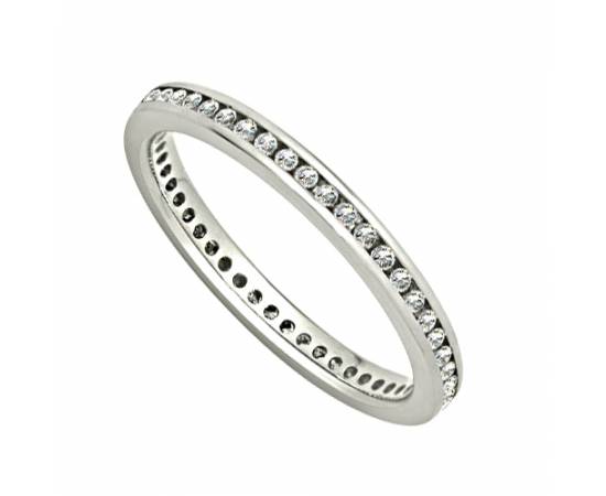 0.36ct VS/EF Full Channel Set Eternity Ring