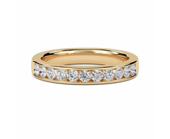0.40ct VS/E-F 3mm Round Diamond Half Eternity Ring