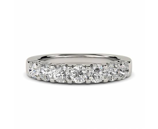 1.00ct VS/E-F Round Diamond Half Eternity Ring