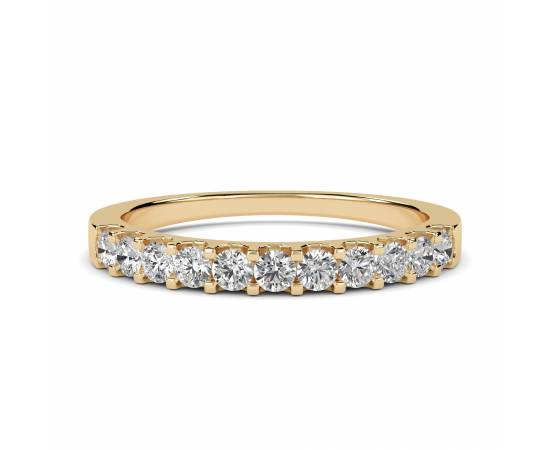 0.50ct VS/EF 2.5mm Round Diamond Eternity Ring