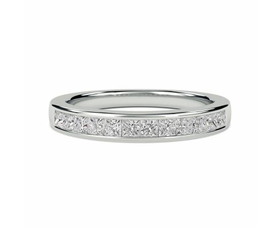 0.50ct VS/EF 3.5mm Elegant Princess Diamond Eternity Ring