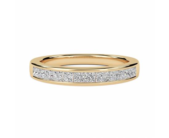 0.50ct VS/EF 3.5mm Elegant Princess Diamond Eternity Ring