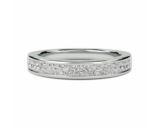 0.75ct VS/EF 3.5mm Princess Diamond Half Eternity Ring