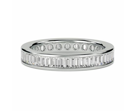 1.00ct VS/D-E Baguette Diamond Eternity Ring