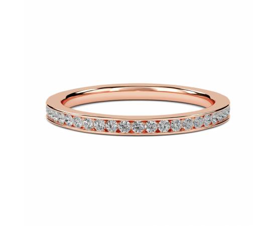 0.30ct VS/E-F Round Cut Half Eternity Ring